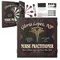 Personalized Nurse Practitioner dartboard cabinet set with custom name, dartboard, darts and mounting hardware included